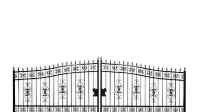 20-Foot Bi-Parting Wrought Iron Gate