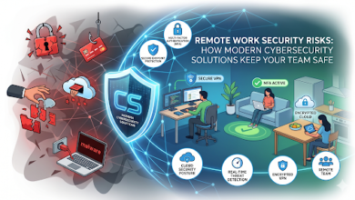 Remote Work Security Risks: How Modern Cybersecurity Solutions Keep Your Team Safe